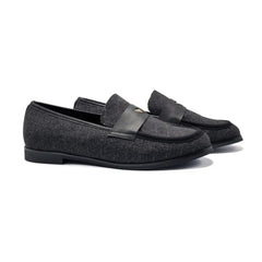 Mamelina-8597- - grey wool - slip on dress