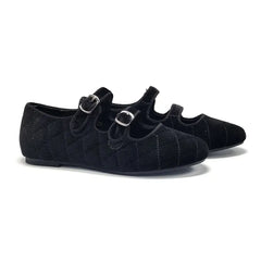 Mamelina Black Velvet Mary Jane  0918