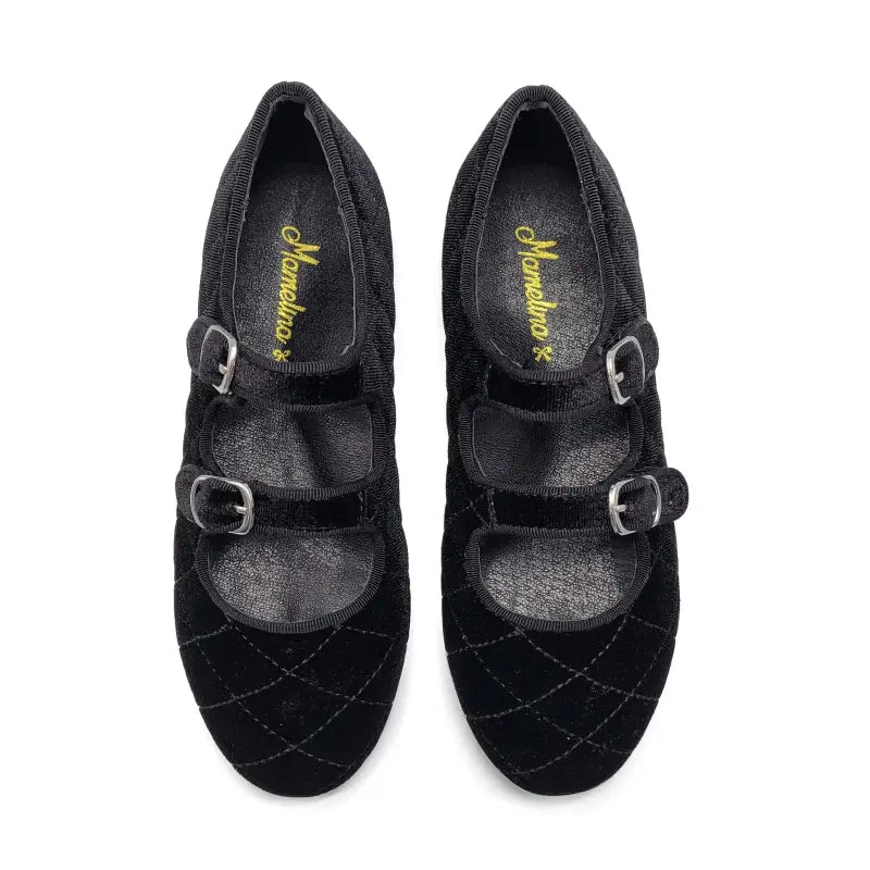 Mamelina Black Velvet Mary Jane  0918
