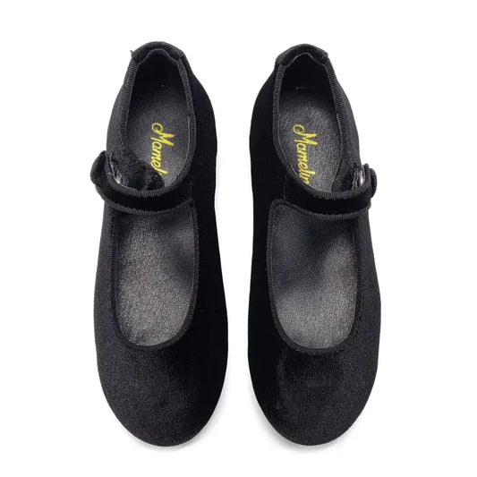 Mamelina Black Velvet Mary Jane A011
