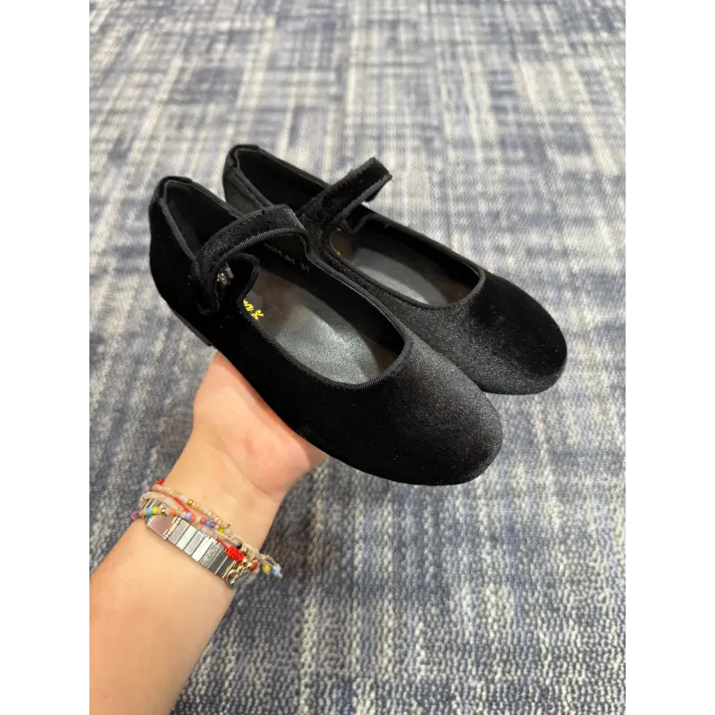 Mamelina black velvet mary jane a011 mary jane