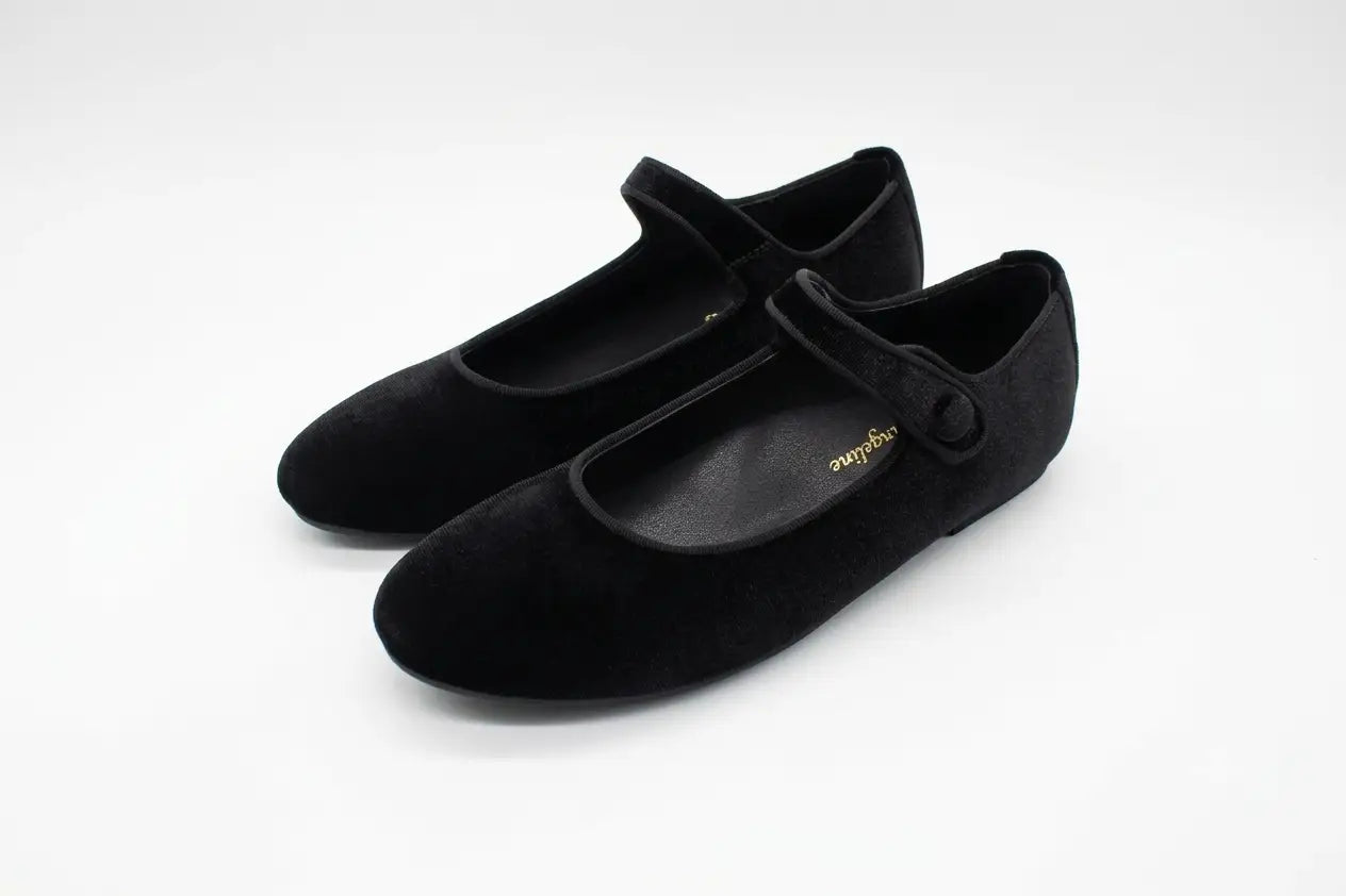 22 mamelina black velvet mary jane | kids shoes fast shipping
