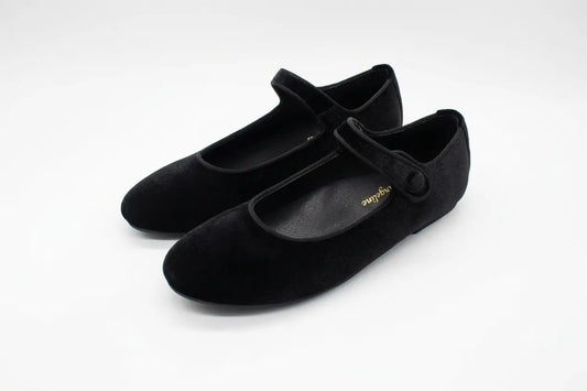22 mamelina black velvet mary jane | kids shoes fast shipping
