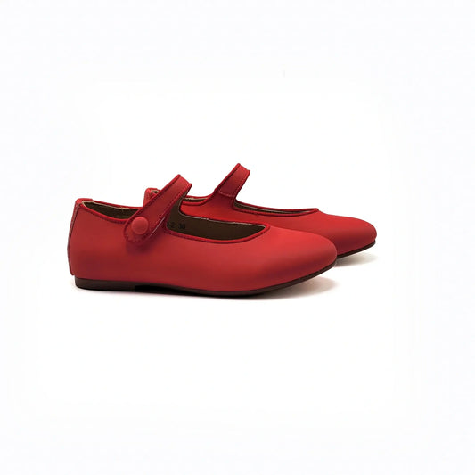 Mamelina cherry red mary jane leather shoes fast shipping