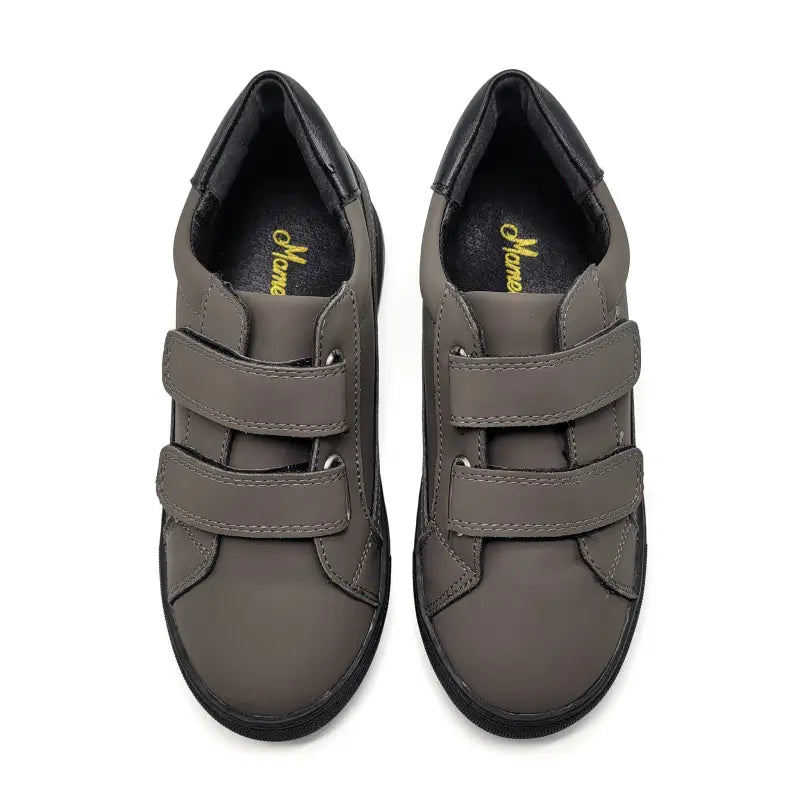 Mamelina Dark Grey Velcro Sneaker 5236