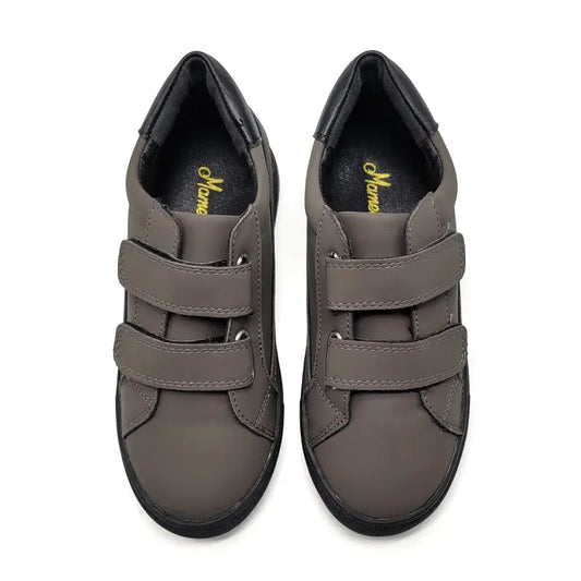 Mamelina Dark Grey Velcro Sneaker 5236