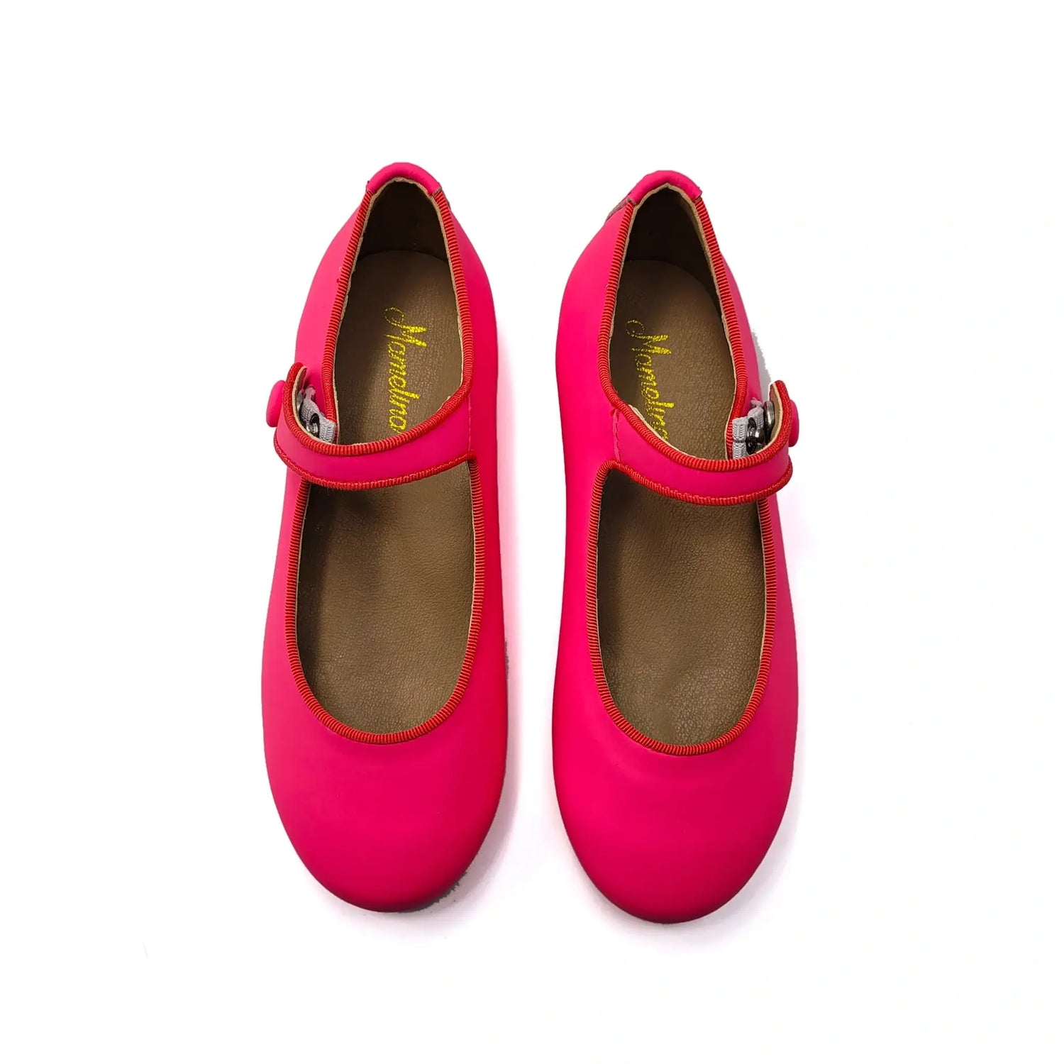 Mamelina fuchsia pink leather mary jane shoes fast shipping