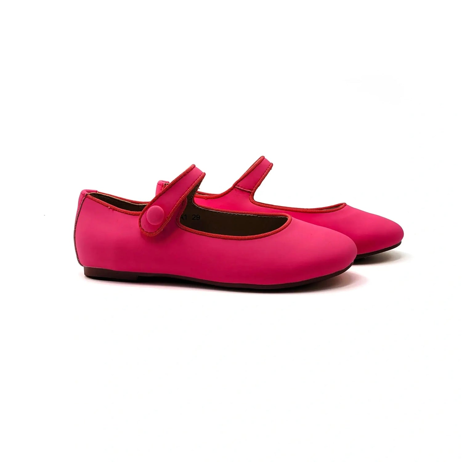 Mamelina fuchsia pink leather mary jane shoes fast shipping