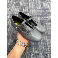 Mamelina grey leather t strap 7543 22 strap