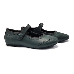 Mamelina Hunter Green Mary Jane 0918