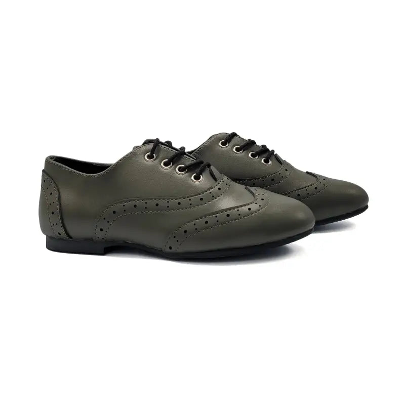 Mamelina hunter green wingtip lace dress shoe 6208 boys lace