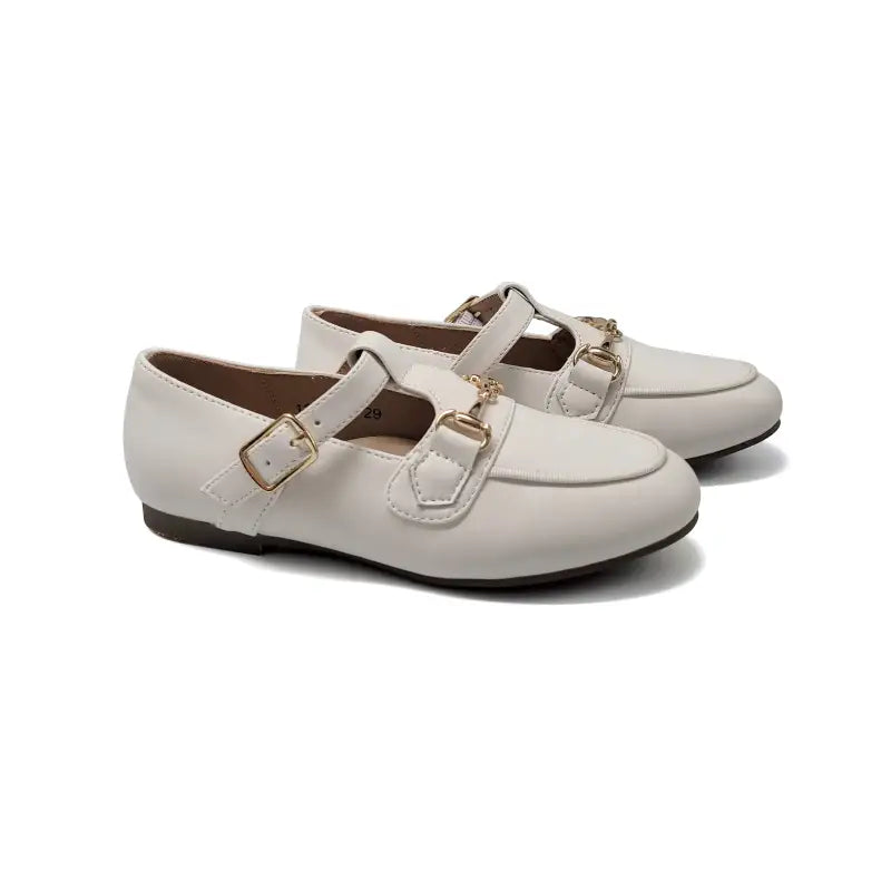 Mamelina ivory chain t-strap mary jane 186839 - t-stap