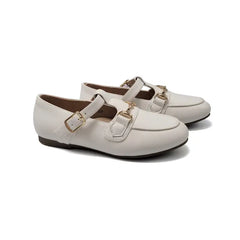 Mamelina ivory chain t-strap mary jane 186839 - t-stap