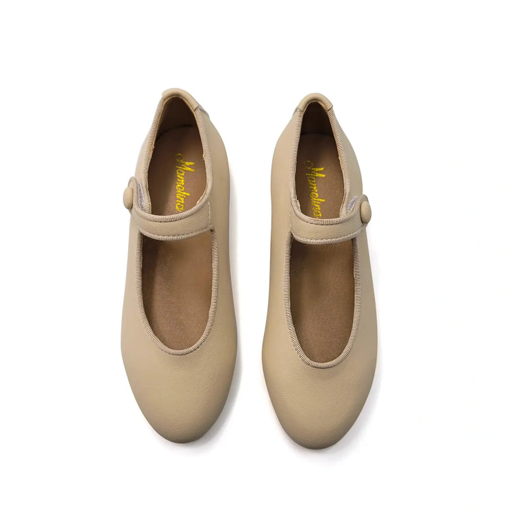 Mamelina ivory leather mary jane shoes fast shipping