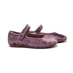 Mamelina Purple Velvet Mary Jane A011