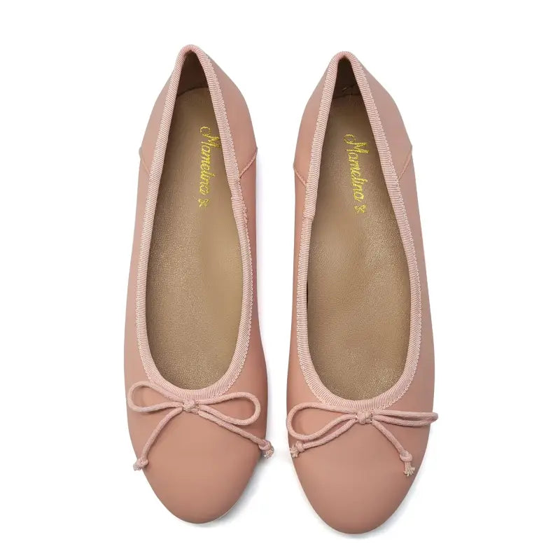 mamelina-nude-pink-bow-ballet-flat-