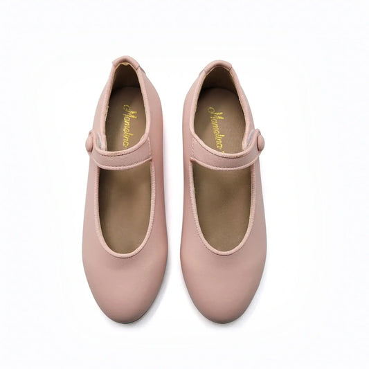 Mamelina pink blossom mary jane leather shoes fast shipping