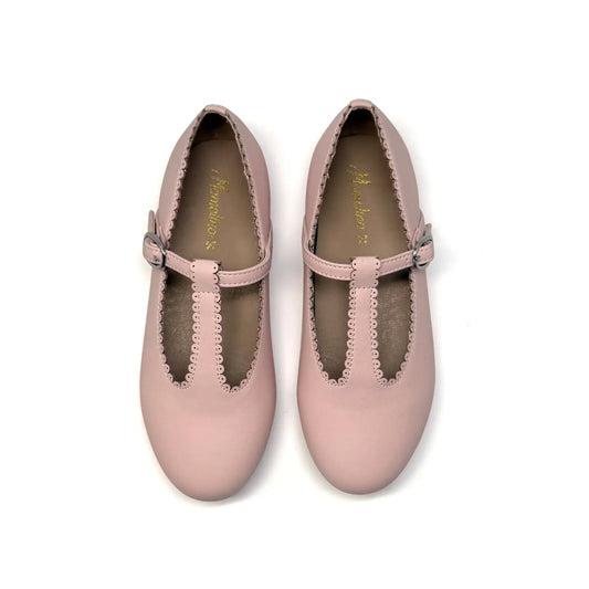 Premium quality mamelina pink leather t strap girls dress shoes fast shipping