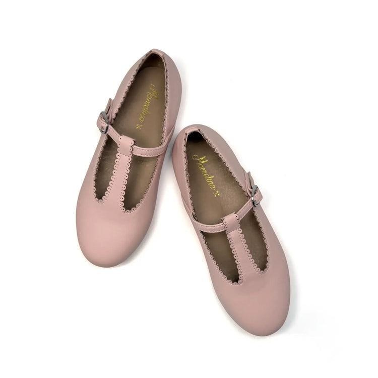 Premium quality mamelina pink leather t strap girls dress shoes fast shipping