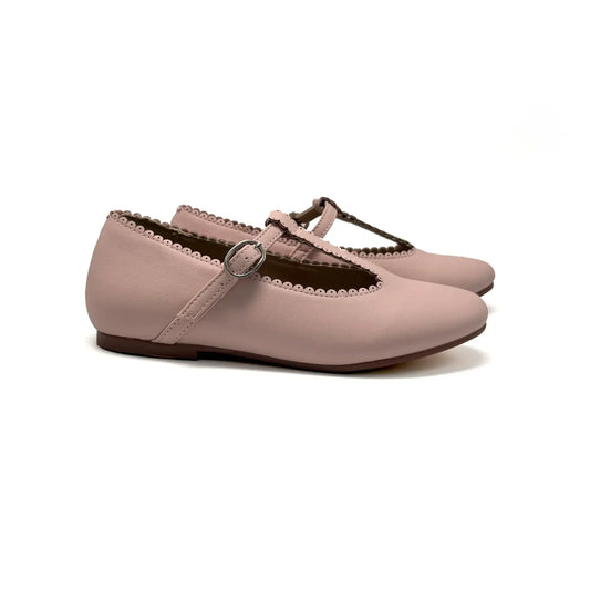 Premium quality mamelina pink leather t strap girls dress shoes fast shipping