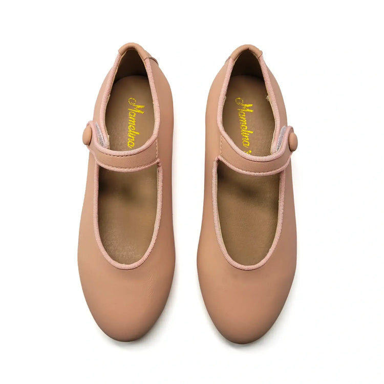 Mamelina salmon mary jane leather shoes fast shipping