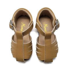 Mamelina tan leather sandal 082 - boys