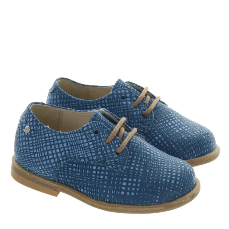 Manuela Blue Lined Derby Laced S- BOYS