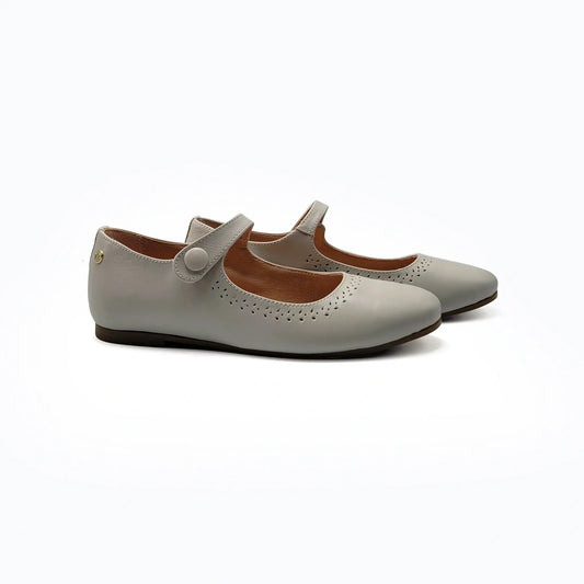 Manuela de juan guity ivory mary jane shoes fast shipping