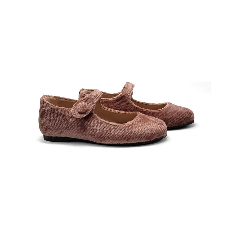 Manuela de juan pink rouge velvet mary jane s2970