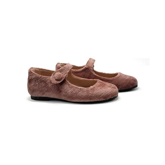 Manuela de juan pink rouge velvet mary jane s2970
