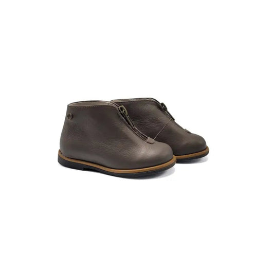 Manuela de juan-s3000-front zipper - mocha leather - boys