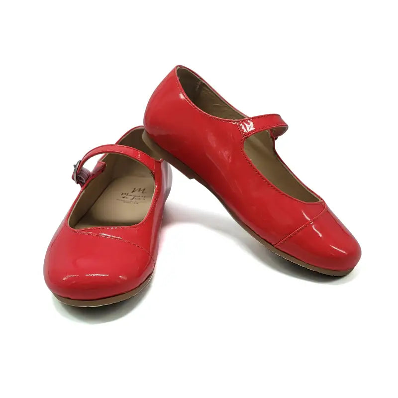 Manuela de juan strawberry patent buckle mary jane s3171 lainie - girls