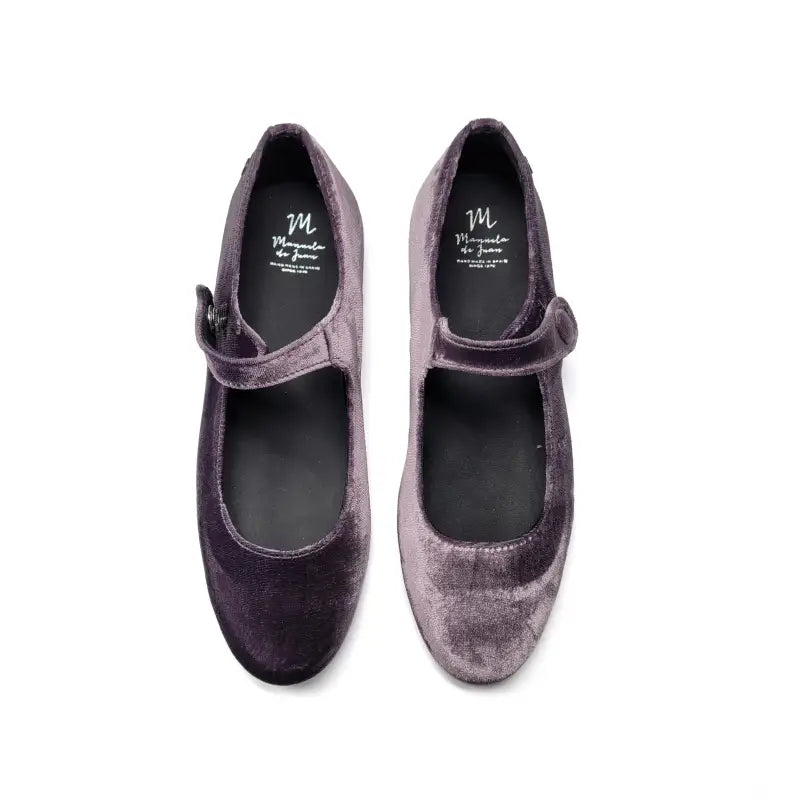 Manuela-s2970-guity - grape velvet - mary jane