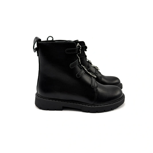 Close-up of premium children's designer sneaker materials.
Fast shipping