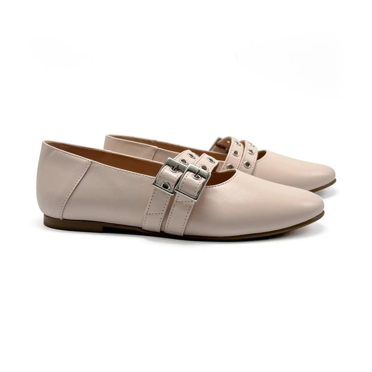 Baby pink mary jane shoes handmade in spain fast shipping
