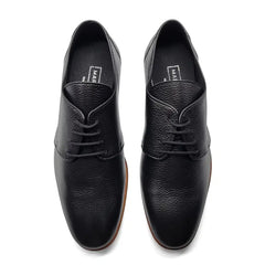 Maria catalan black pebbled lace dress shoe r007 - boys