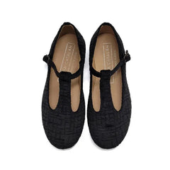 Maria Catalan Blackstone Velvet T-Strap Mary Jane 700702 - GIRLS