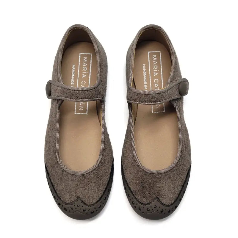 Maria catalan clay flannel mary jane 380609