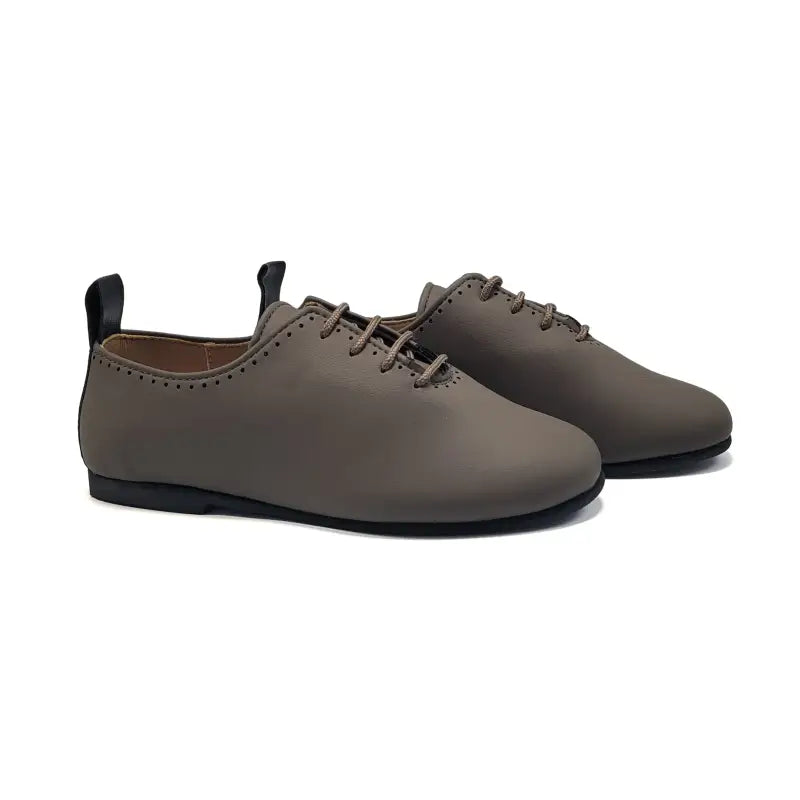 Maria catalan clay taupe lace dress shoe 710711 - up