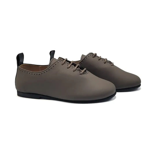 Maria catalan clay taupe lace dress shoe 710711 - up