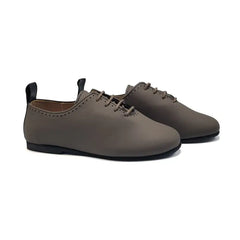 Maria catalan clay taupe lace dress shoe 710711 - up