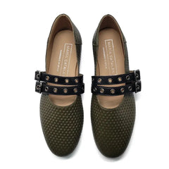 Maria catalan khaki green mary jane 720725