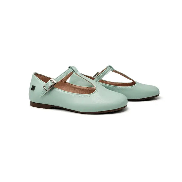 Maria Catalan Mint Green Mary Jane T-Strap 700702 | Laced