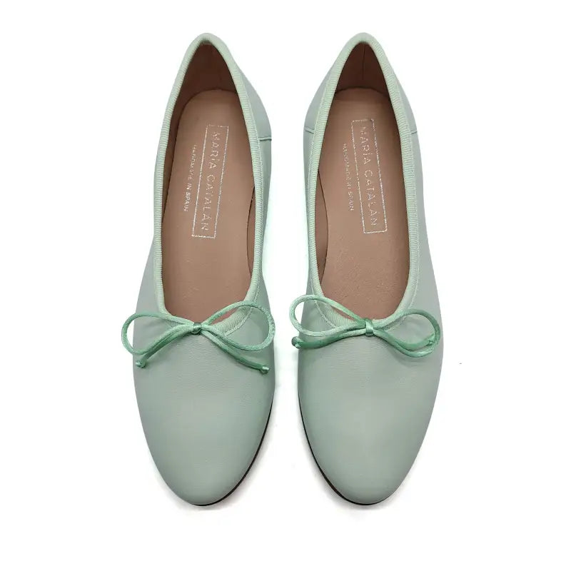 Maria Catalan Mint High Cut Ballet Flat 600713 - GIRLS