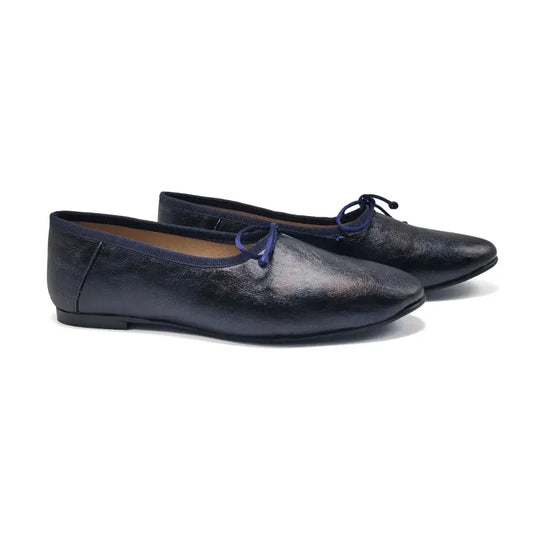 Maria catalan navy shimmer ballet flat 600713 - ballet flat