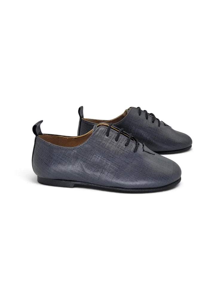 Maria catalan navy textured lace oxford | kids shoes fast shipping