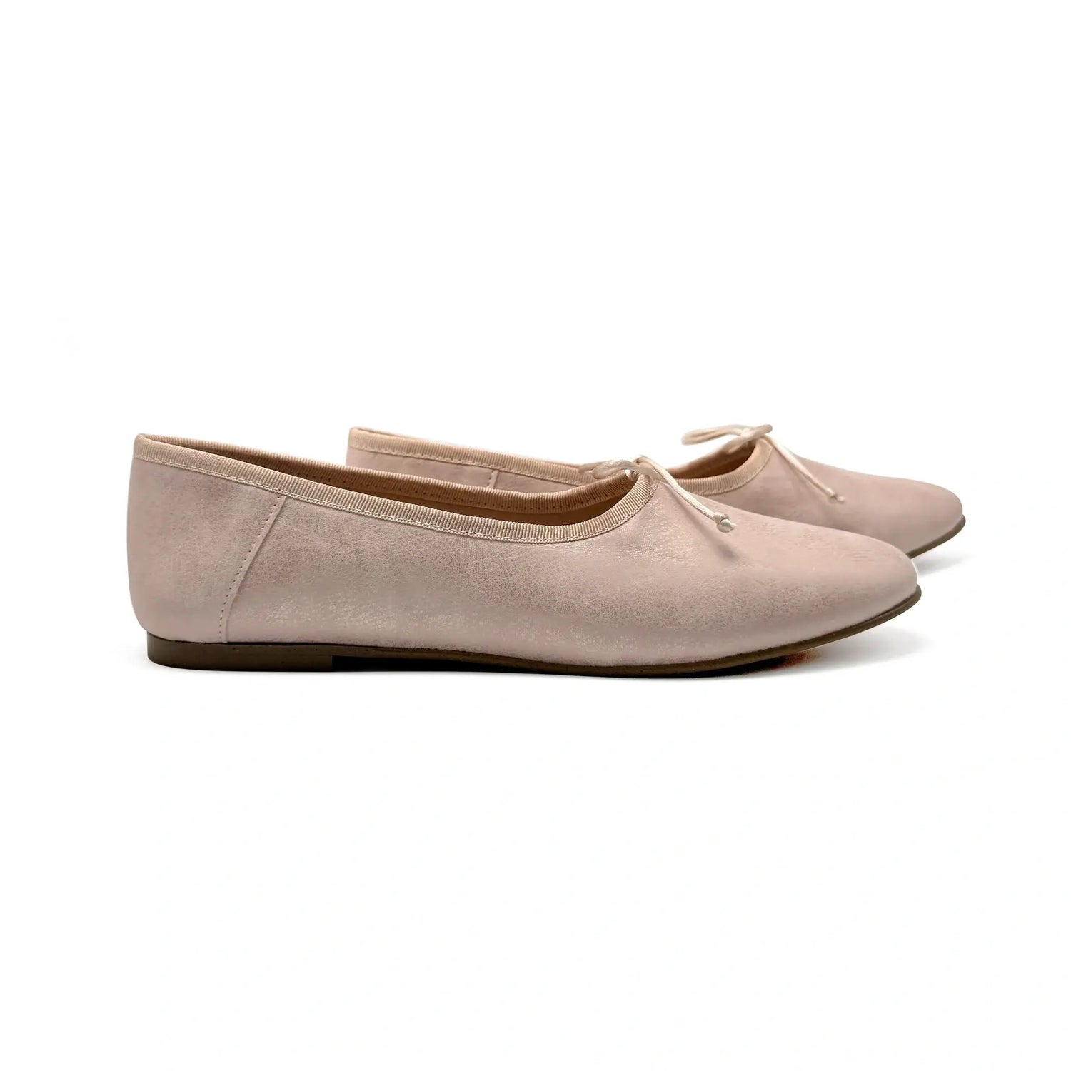 Maria catalan pink shimmer ballet flat shoes fast shipping