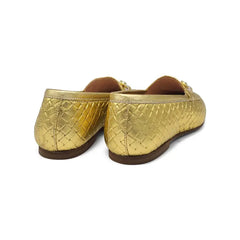 Maria catalan smokin gold basket slip on - girls