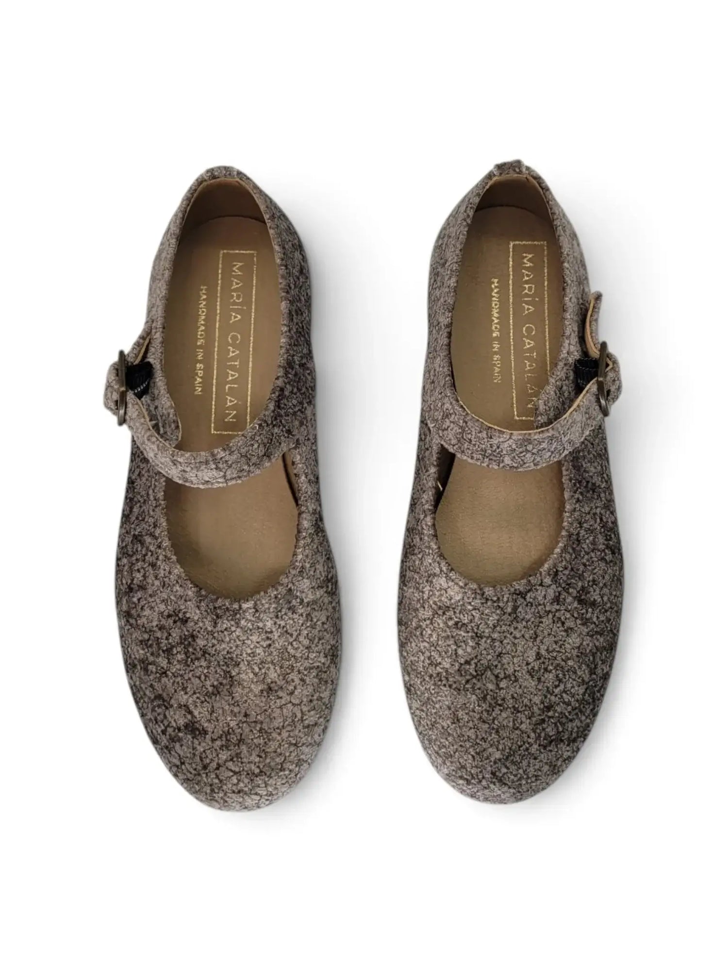Maria catalan taupe kouth velvet shoe | kids shoes fast shipping