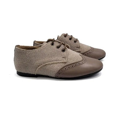 Maria Catalan Taupe Shaker Lace Shoe 505709 - 21 - BOYS